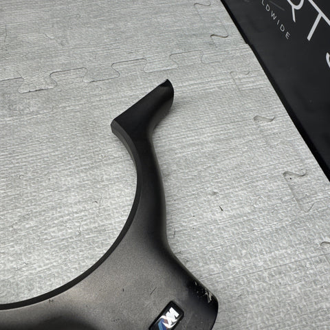 OEM 01-06 BMW E46 M3 Lower Steering Wheel Trim Cover Plate Titan Shadow Grey