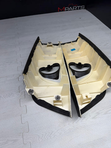 06-10 BMW E63 M6 COUPE Interior B-Pillar Trim Panel Pair ALCANTARA Set L+R OEM