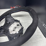 OEM BMW M3 G80 G82 M4 Custom Flat Bottom  Steering Wheel Alcantara Black Ring