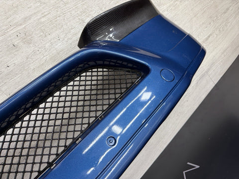 (PICKUP ONLY) 01-06 BMW E46 M3 CSL Style Front Bumper Topaz Blue With Splitters