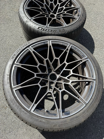 BMW 21-25 G80 G82 G83 M3 M4 FACTORY OEM 826M COMPETITION STOCK RIMS WHEELS
