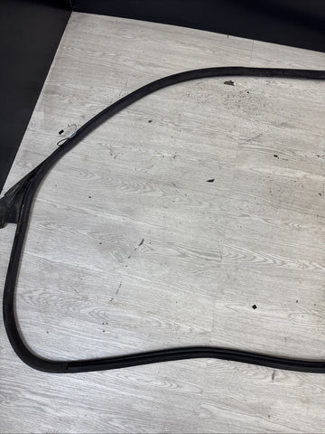 BMW E46 M3 01-06 Right Passenger Side Door Weather Strip Seal Black OEM *Notes*
