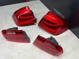 15-18 BMW F30 320 330 F80 M3 LCI Rear Tail Lights Taillights Set OEM