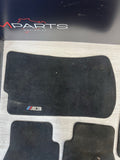 Used Genuine 01-06 BMW E46 M3 Convertible Carpets Floor Mats Black Front & Rear