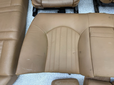 BMW 00-03 E39 M5 Sedan Front & Rear Seats Leather Heated Caramel