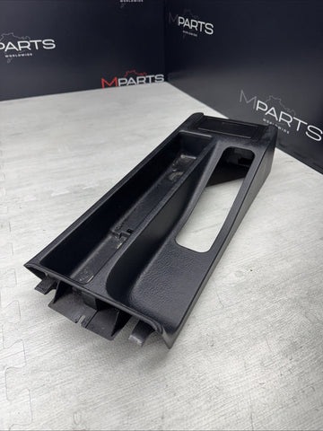 BMW E36 M3 COUPE BLACK CENTER CONSOLE STORAGE COMPARTMENT TRIM ARMREST DELETE