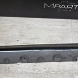 BMW 01-06 E46 M3 Rocker Panel Side Skirt Left Driver Silver Gray 51717890011