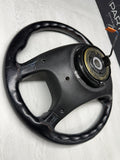 95-99 BMW E36 M3 Steering Wheel Black 4 Spoke