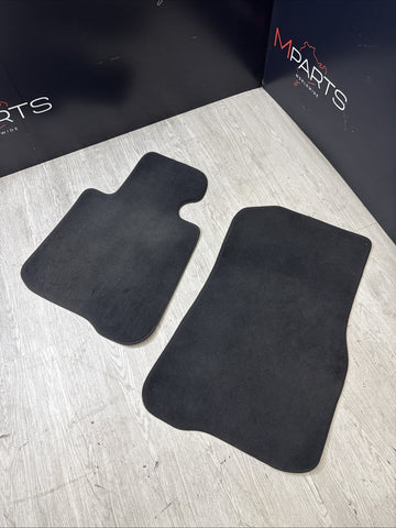 BMW 15-20 F80 F82 F83 M3 M4 FRONT CARPETS FLOOR MATS BLACK 2PC OEM