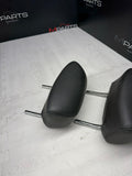 99-06 BMW E46 328 325 330 Sedan Coupe Rear Seat Headrest Black Pair OEM