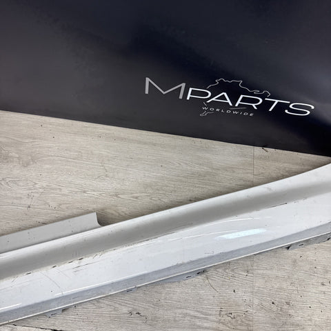 15-20 BMW F82 F83 M4 Rocker Panel Side Skirt Right Passenger Alpine White *Note*