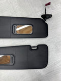 07-13 OEM BMW E88 E93 128 328 335 M3 Convertible Sun Visors Black Pair SET