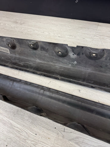 01-06 BMW E46 M3 Rocker Panel Side Skirts OEM Carbon Black *Notes*