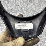 08-13 BMW E90 E92 E93 M3 Steering Wheel Trim Cover Black Leather Wrapped