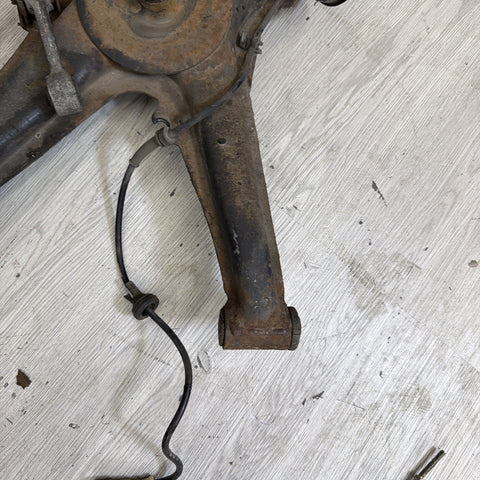 BMW E30 318is 84-92 Left Rear Trailing Arm Knuckle Hub Spindle Suspension OEM