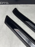 15-20 BMW F82 F83 M4 DOOR SILLS SCUFF PLATES TRIMS COVERS PAIR