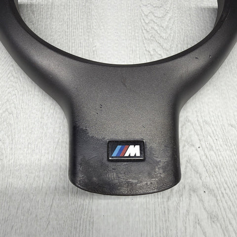 OEM 01-06 BMW E46 M3 Lower Steering Wheel Trim Cover Plate Titan Shadow Grey