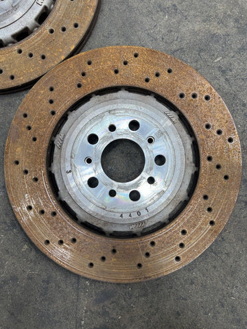 21-24 BMW G80 G82 G83 M3 M4 REAR BRAKE ROTORS OEM