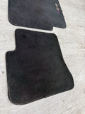 Genuine 01-06 BMW E46 M3 Convertible Carpets Floor Mats Black Front & Rear