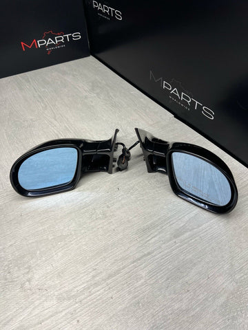 95-99 BMW E36 M3 Coupe Side Mirrors Pair Cosmos Black