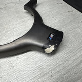 OEM 01-06 BMW E46 M3 Lower Steering Wheel Trim Cover Plate Titan Shadow Grey