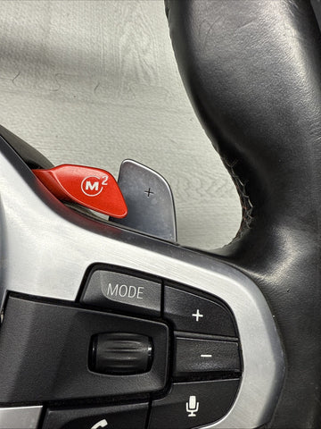 OEM BMW M5 M8 F90 F91 F92 F93 M Sport Leather Steering Wheel *See All Pics