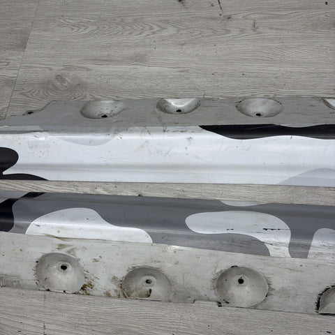 01-06 BMW E46 M3 Rocker Panel Side Skirts OEM Alpine White *Notes*