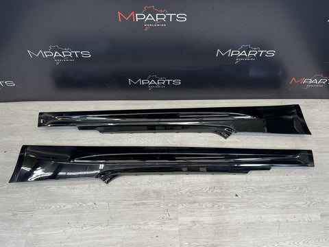 BMW 08-13 E93 M3 Convertible Side Skirts Pair Genuine OEM Jet Black