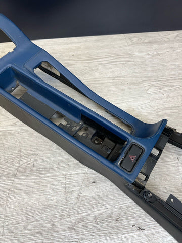 BMW E36 Z3M Z3 M Center Console Leather Panel OEM Estoril Blue