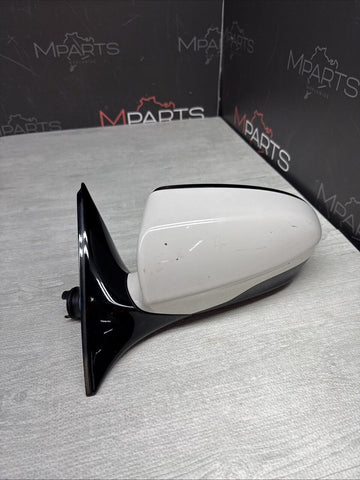 12-16 BMW F06 M6 Sedan Left Driver Side Door Mirror / Camera / Lane Alpine White