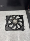 15-20 OEM BMW F80 F82 F83 M3 M4 Electric Radiator Cooling Fan w/Shroud *Cracked