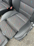 BMW E46 M3 01-06 Convertible M Rain Cloth / Nappa Leather Interior Seats Set