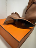 NEW Hermes Goatskin Womans Low Ankle Hanae 85 Velvet Boots 37