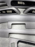 01-06 BMW E46 M3 Convertible Interior Armrests Trim Set Brushed Aluminum *Notes*