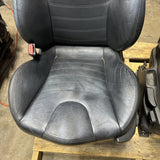 1996-2002 BMW Z3M Convertible Leather Black Front Seats OEM