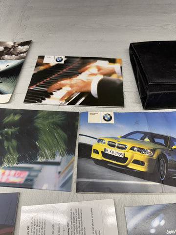 OEM 01-06 BMW E46 M3 COUPE OWNERS MANUAL BOOK BOOKLET POUCH
