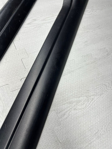 00-06 BMW E46 325 330 M3 COUPE DOOR SILLS BLACK 8239965