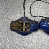 BMW 15-20 F80 F82 F83 M3 M4 Rear Brake Calipers OEM Blue