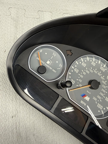 2001-2006 BMW E46 M3 Instrument Cluster Speedometer Spedometer SMG *Notes