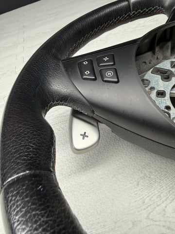 BMW E60 E63 E64 M5 M6 06-10 SMG Steering Wheel 53k Miles