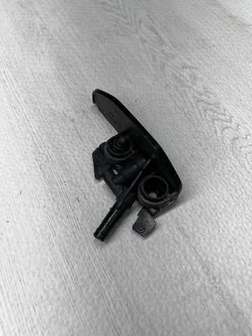 BMW 01-06 E46 M3 Passenger Headlight Washer Jet Black Cover Right OEM 8256180