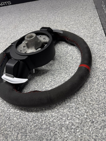 BMW Steering Wheel 15-20 F80 F82 F83 M3 M4 Rewrapped