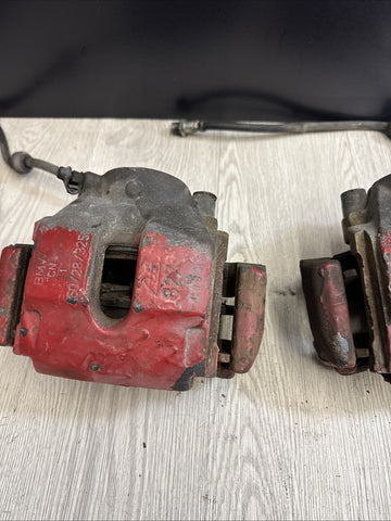 01-06 E46 M3 Front Brake Calipers Left Right Pair Set Original