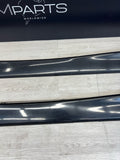94-99 BMW E36 M3 COUPE SIDE SKIRTS ROCKER PANELS MOLDINGS COSMOS BLACK