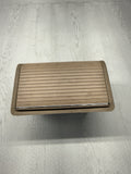 BMW 01-06 E46 325 330 M3 CENTER CONSOLE REAR STORAGE ASHTRAY ROLLUP TRAY BEIGE