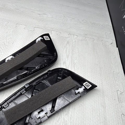 BMW 21-26 G80 M3 COMPETITION LEFT RIGHT FENDER GRILLS GRILLE BADGE BLACK