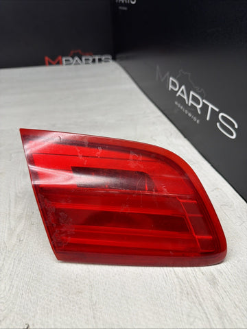 11-13 BMW E92 M3 Left Driver Inner Trunk Lid Tail Light OEM 7252779