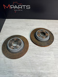 01-06 BMW E46 M3 REAR Brake Rotors Left Right Pair Set Textar