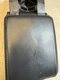 01-06 BMW E46 M3 Center Console Armrest Arm Rest Black Leather