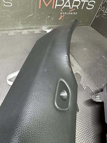 2008-2013 BMW E93 M3 Left Driver Rear Top Trims Black Convertible Original OEM